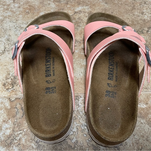 Birkenstock Salina sandal, EU 38 / US 7, peach coral color - Picture 3 of 7